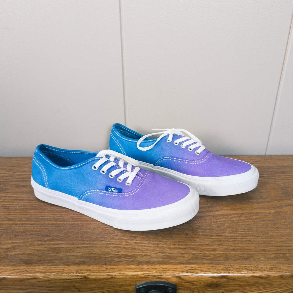 Vans Two-Tone Blue and Purple Sneakers